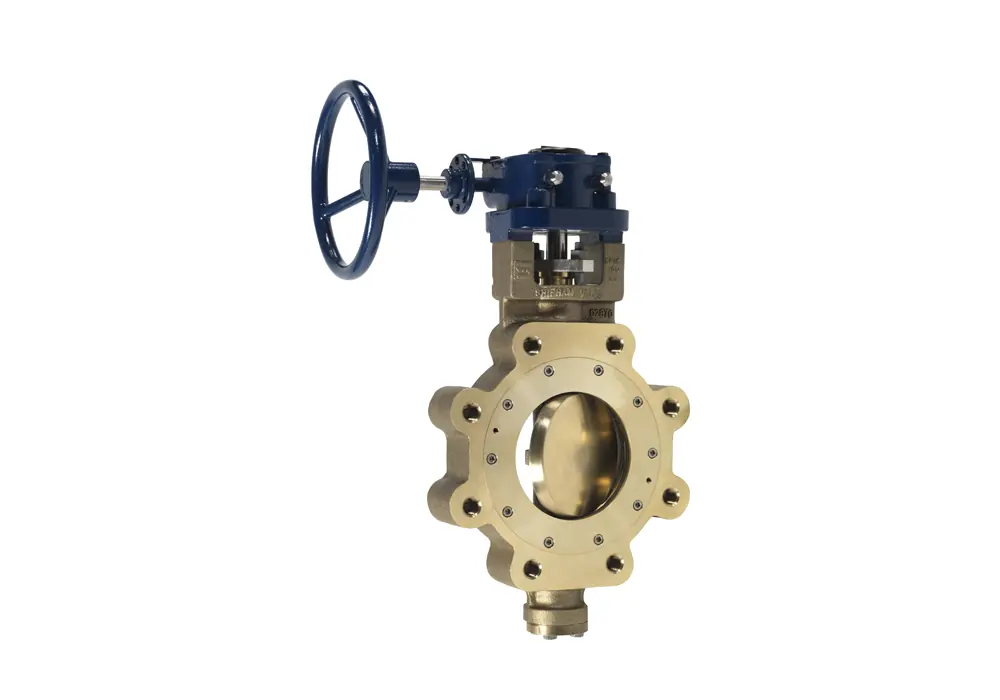 Shipham gear-operated butterfly valve